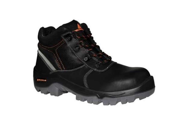 Immagine di Calzatura di sicurezza Phoenix S3 SRC - pelle crosta pigmentata - numero 40 - nero - Deltaplus