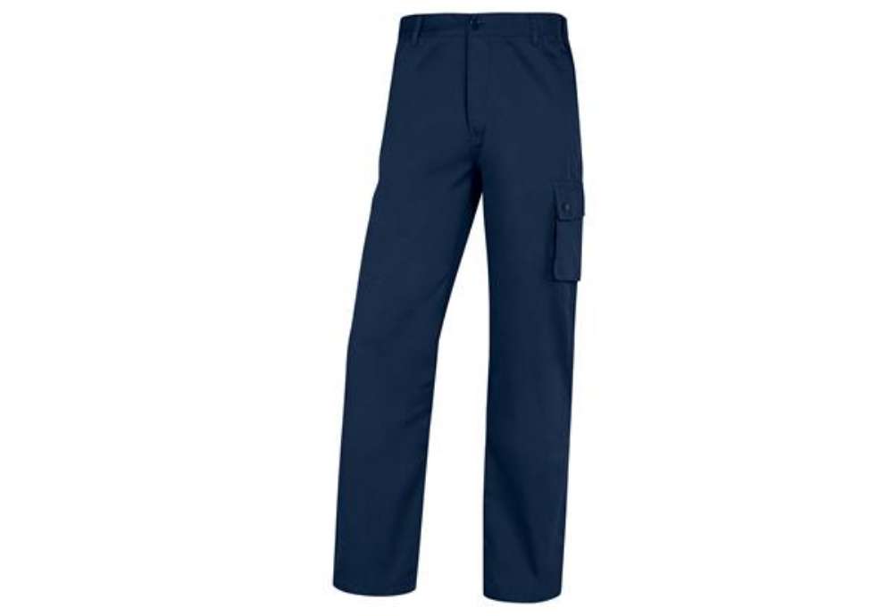 Immagine di Pantalone da lavoro Palaos Paligpa - cotone - taglia L - blu - Deltaplus