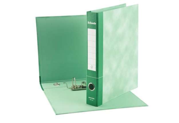 Immagine di Registratore Essentials G74 - dorso 5 cm - protocollo 23x33 cm - verde - Esselte