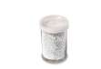 Immagine di Glitter flacone grana fine - 25 ml - argento - Deco