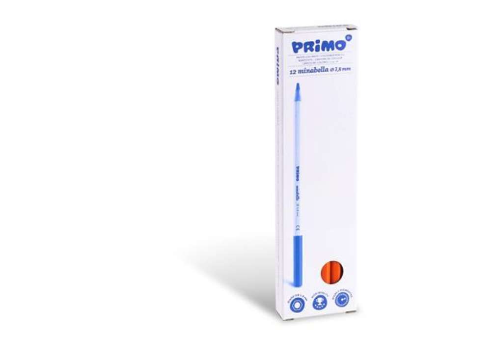 Immagine di Matita colorata Minabella - diametro mina 3,8 mm - arancione chiaro - Primo