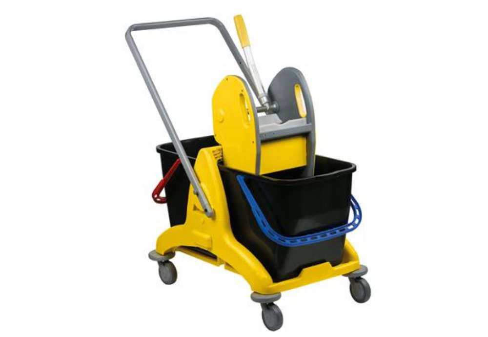 Immagine di Carrello per pulizie Pressclean - 50 L - 81 x 43,5 x 88 cm - Medial