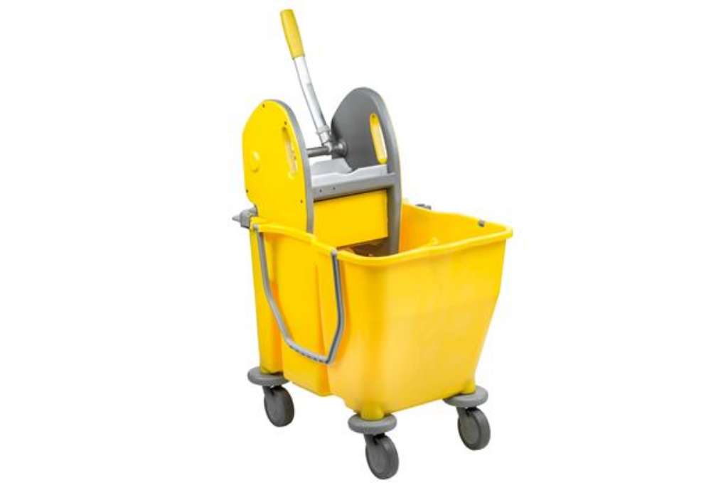 Immagine di Carrello per pulizie Pressduo - 30 L - 60 x 36 x 82 cm - giallo - Medial