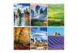 Immagine di Maxiquaderno Paesaggi fantasia - A4 - 40+2 fogli - 80gr - 4mm - BM