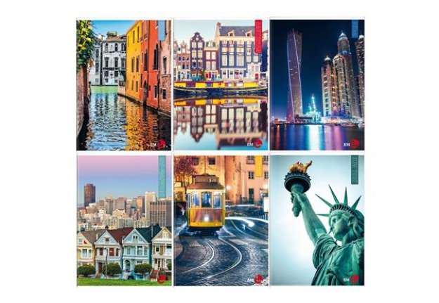 Immagine di Maxiquaderno Città fantasia - A4 - 40+2 fogli - 80gr - 5mm - BM