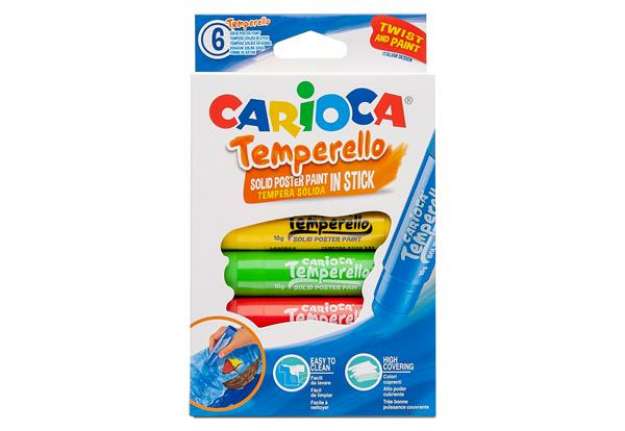 Immagine di Carioca temperello - colori assortiti - Carioca - astuccio 6 temperelli