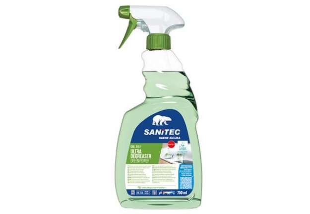 Immagine di Sgrassatore universale Ultra Degreaser Green Power - trigger 750 ml - Sanitec