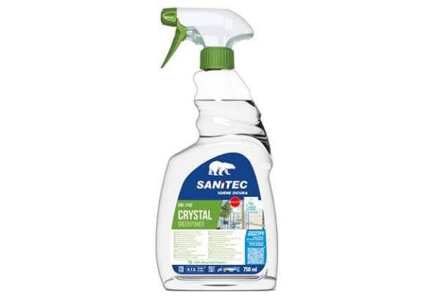 Immagine di Detergente Green Power Vetri - Sanitec - trigger da 750 ml