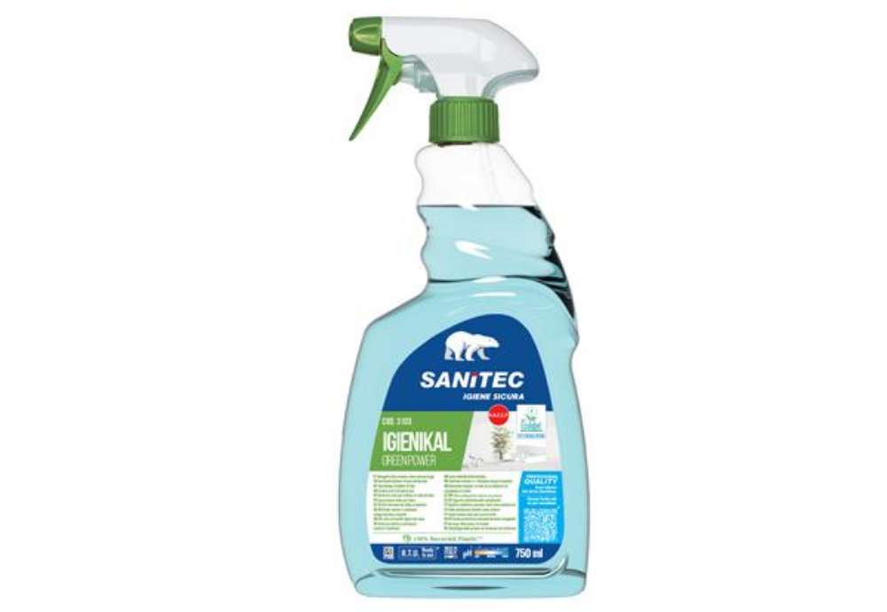 Immagine di Detergente disincrostante Igienikal Green Power - trigger 750 ml - non profumato - Sanitec