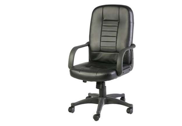 Immagine di Poltrona direzionale Detroit HC4418H - con ruote e braccioli - nero - Serena Group