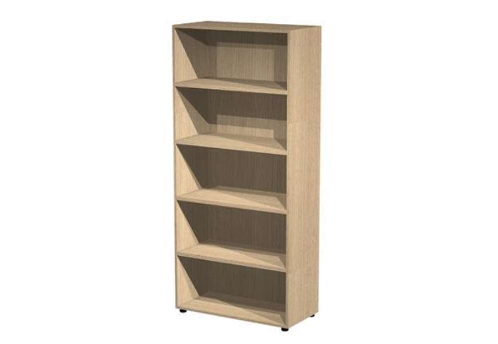 Immagine di Armadio modulare componibile - a giorno - 90 x 44 x 200 cm - rovere