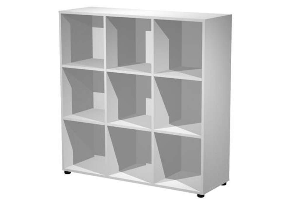 Immagine di Contenitore Maxi Rainbow - 9 caselle a giorno - 119 x 40 x 120,6 cm - grigio