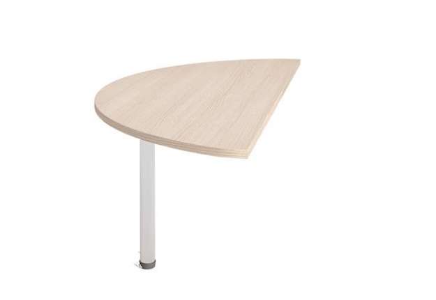 Immagine di Terminale Agorà Direction 180° - per scrivania Compact - 160 x 70 x 73 cm - rovere