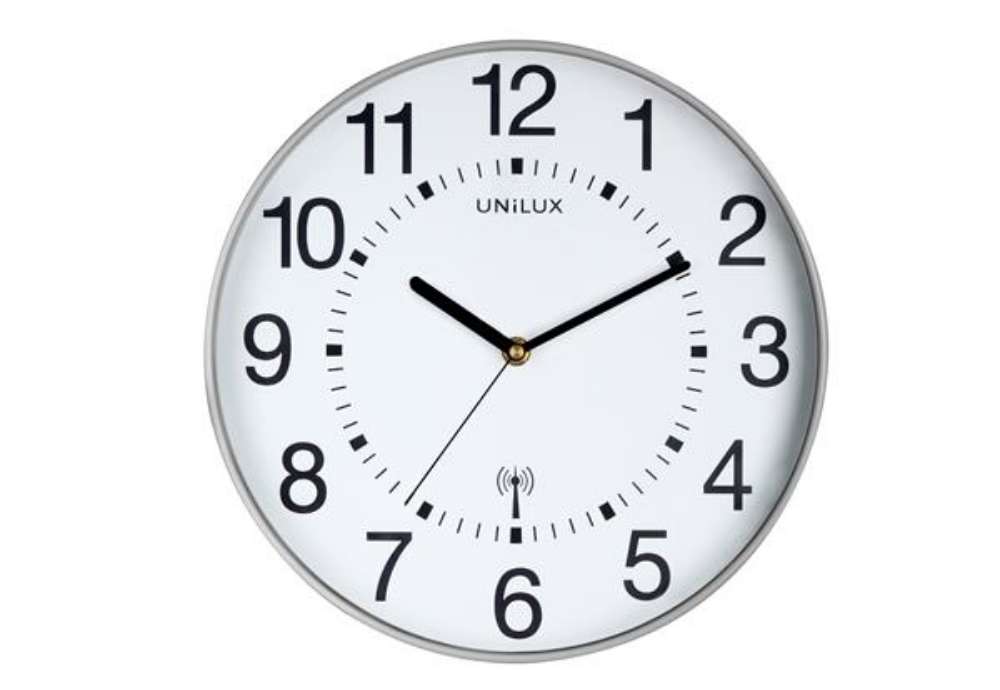 Immagine di Orologio da parete Wave - diametro 30 cm - bianco - Unilux