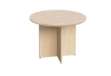 Immagine di Tavolo riunione Agorà Direction - tondo - diametro 100 cm - H 73 cm - rovere