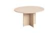 Immagine di Tavolo riunione Agorà Direction - tondo - diametro 120 cm - H 73 cm - rovere