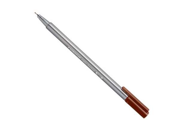 Immagine di Penna Fineliner triplus - tratto 0,30mm - marrone Van Dyke - Staedtler