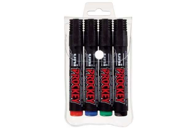Immagine di Marcatori Uni Prockey M126 - punta a scalpello 1,00 - 5,70 mm - colori assortiti - Uni Mitsubishi -