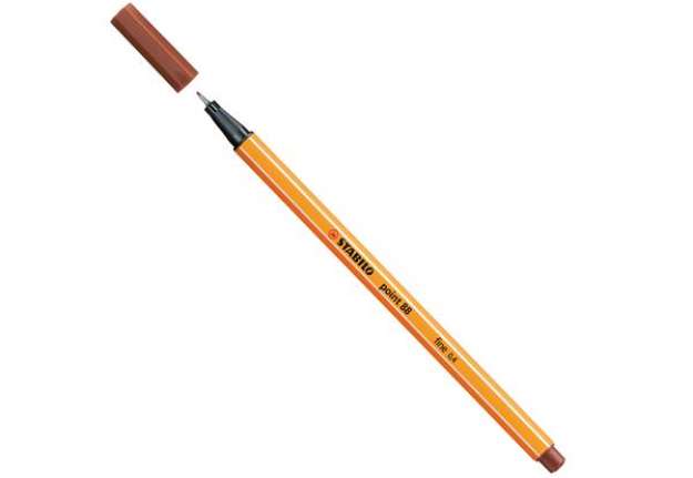 Immagine di Fineliner Point 88 - tratto 0,4 mm - sanguigna 38 - Stabilo