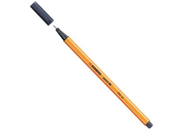 Immagine di Fineliner Point 88 - tratto 0,4 mm - grigio payne 98 - Stabilo