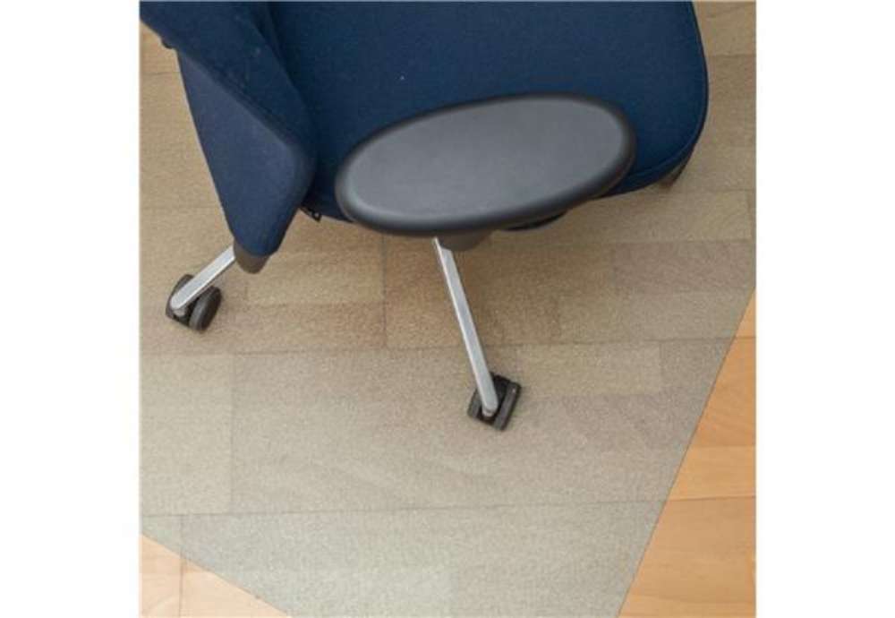 Immagine di Tappeto salvapavimenti - rettangolare - 90 x 120 cm - plastica riciclata - trasparente - Paperflow
