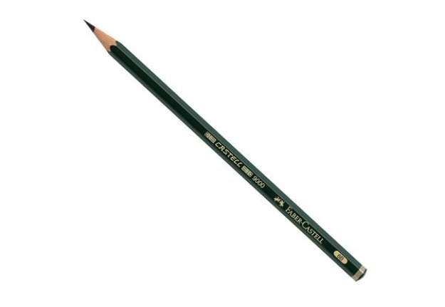 Immagine di Matita in grafite Castell 9000 - gradazione 6B - esagonale - Faber-Castell