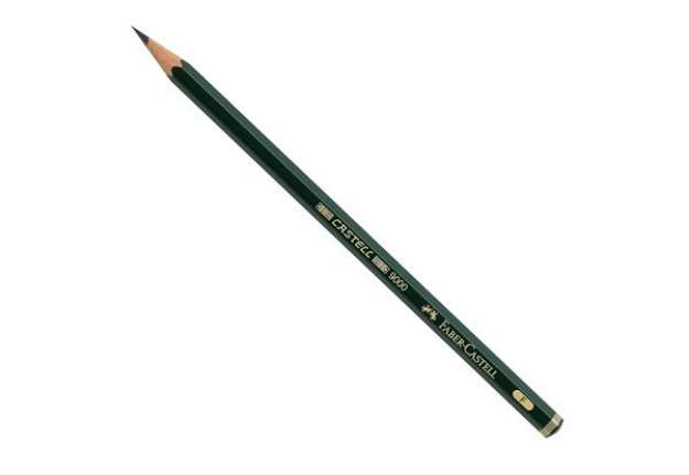 Immagine di Matita in grafite Castell 9000 - gradazione F - esagonale - Faber-Castell