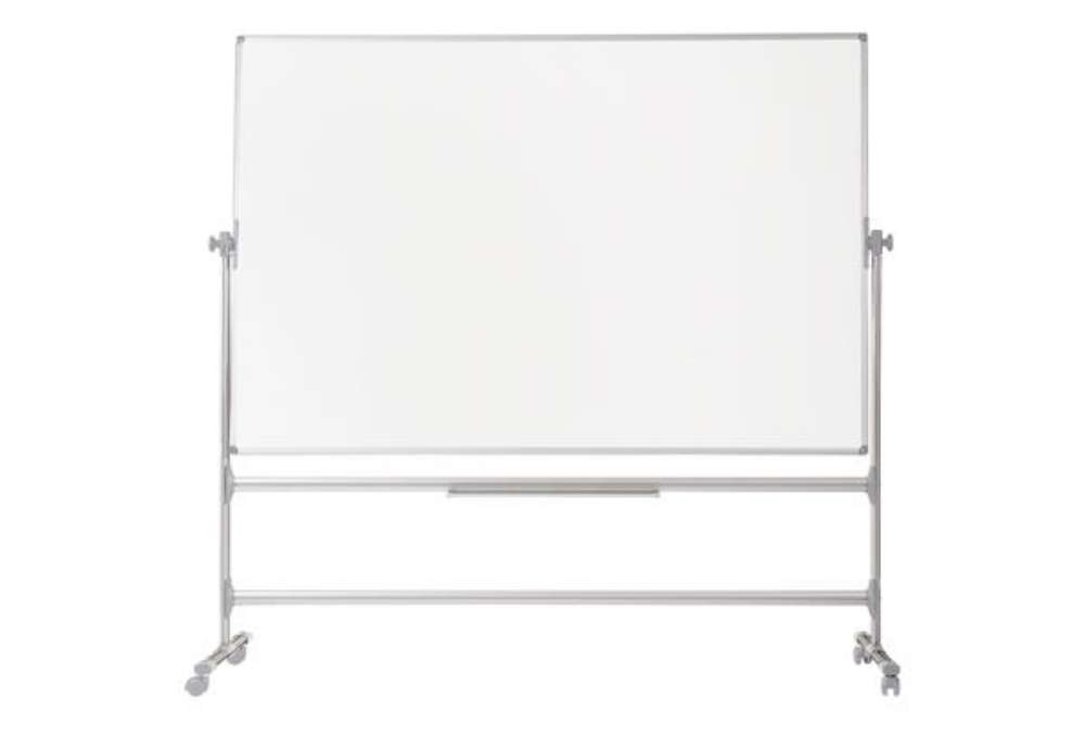 Immagine di Lavagna magnetica girevole Earth - 120 x 150 cm - bianco - Bi-Office