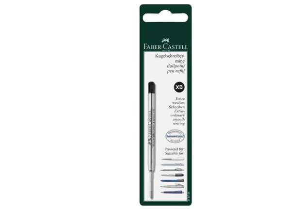 Immagine di Refill XB - punta 0,7mm - fusto nero - per penna Polyball - Faber-Castell
