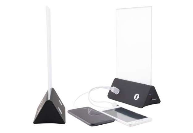 Immagine di Portamen? da tavolo con Powerbank - A5 - Securit