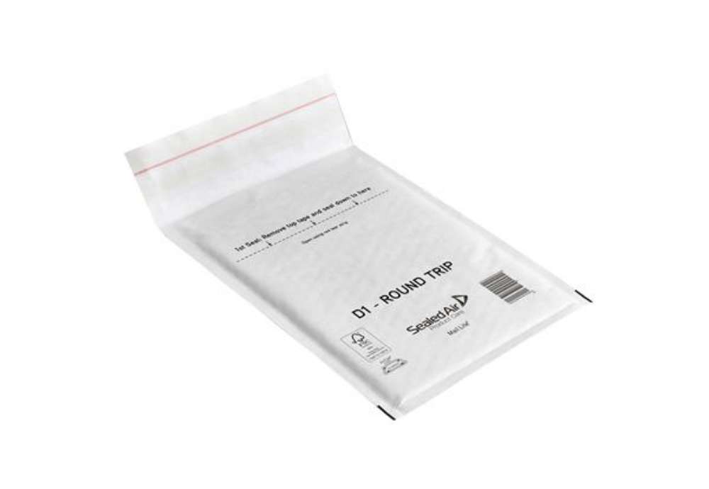 Immagine di Busta imbottita Mail Lite® Round Trip - andata/ritorno - LL (23 x 33 cm) - Sealed Air® - conf. 50 pe