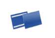 Immagine di Buste identificative - con bande adesive - A5 orizzontale - blu - Durable - conf. 50 pezzi
