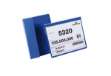 Immagine di Buste identificative - con aletta pieghevole - A5 orizzontale - blu - Durable - conf. 50 pezzi