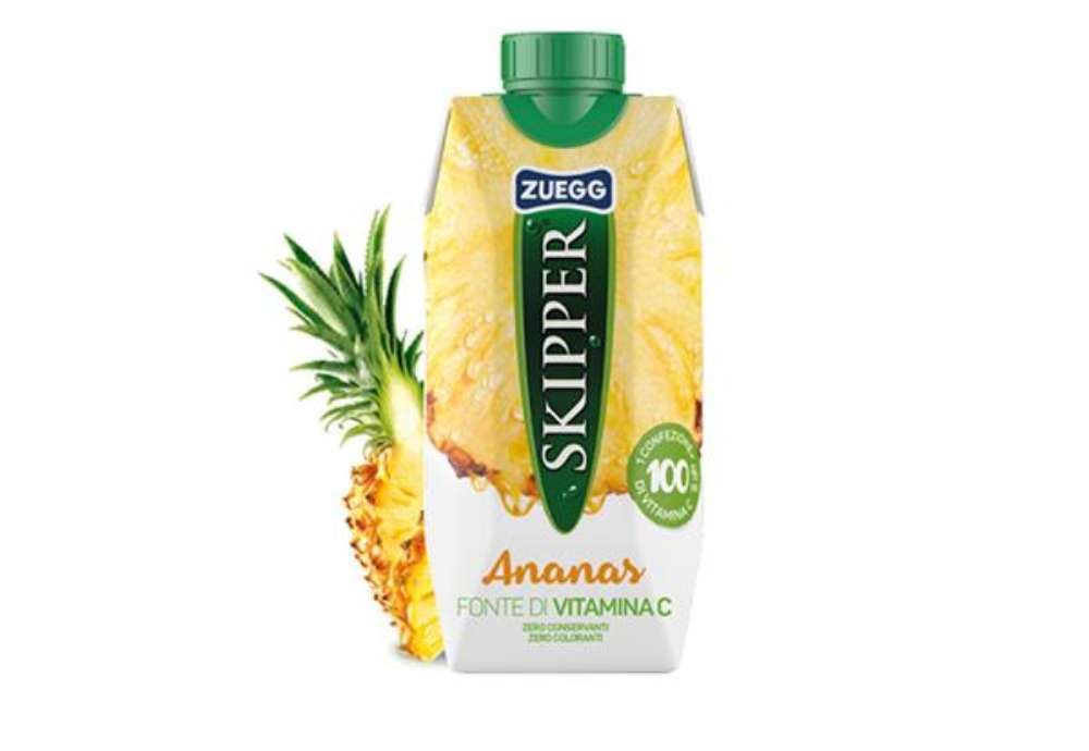 Immagine di Succo Skipper - gusto ananas - Zuegg - brick 330 ml