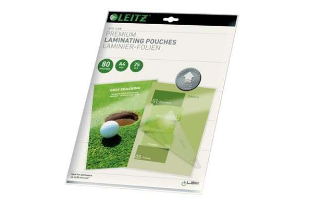 Immagine di Pouches iLAM UDT - plastificazione a caldo - A4 - 216x303 mm - 2x80 micron - Leitz - scatola 25 pezz