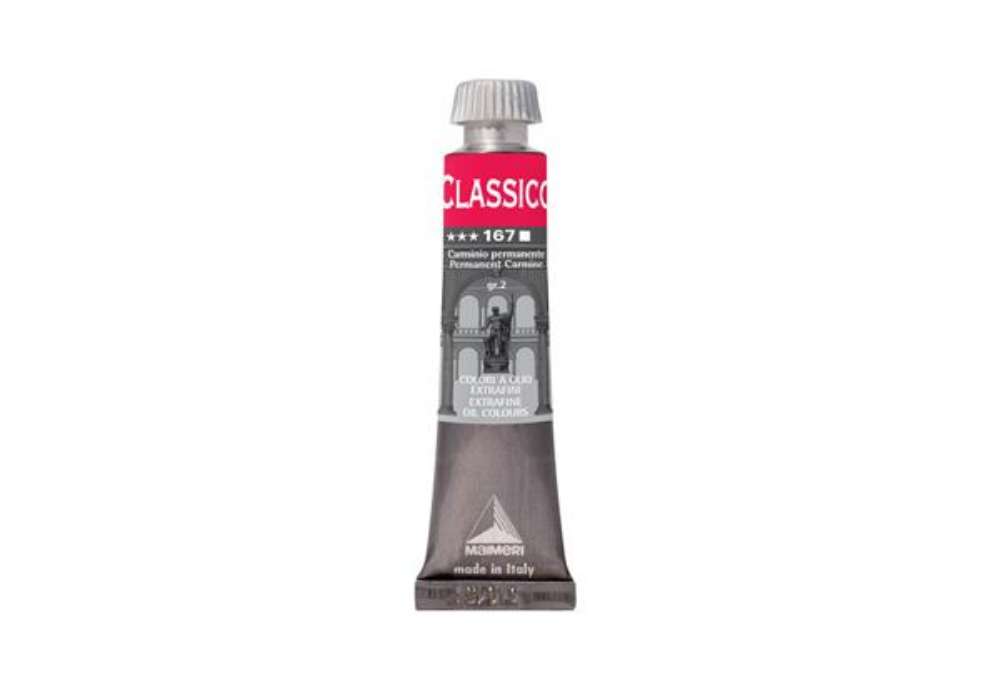 Immagine di Colore a olio - extrafine - 20 ml - carminio  permanente - Maimeri