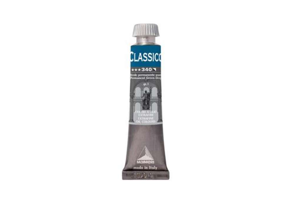 Immagine di Colore a olio - extrafine - 20 ml - verde permanente scuro - Maimeri