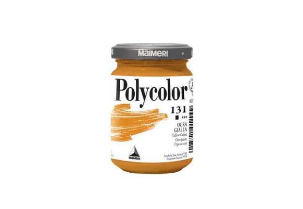 Immagine di Colore vinilico Polycolor - 140 ml - ocra gialla - Maimeri