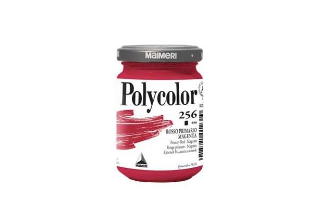 Immagine di Colore vinilico Polycolor - 140 ml - rosso primario magenta - Maimeri
