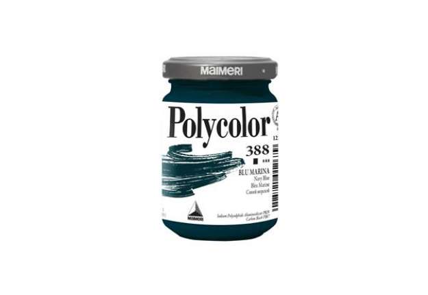Immagine di Colore vinilico Polycolor - 140 ml - blu marino - Maimeri