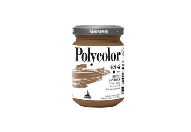 Immagine di Colore vinilico Polycolor - 140 ml - Bruno Van Dyck - Maimeri