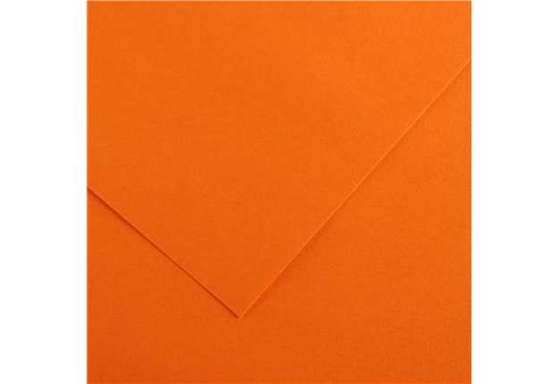 Immagine di Foglio Colorline - 70x100 cm - 220 gr - arancione - Canson