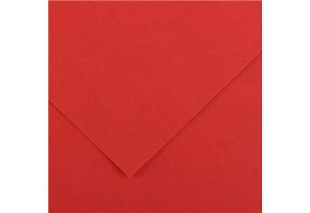 Immagine di Foglio Colorline - 70x100 cm - 220 gr - rosso - Canson