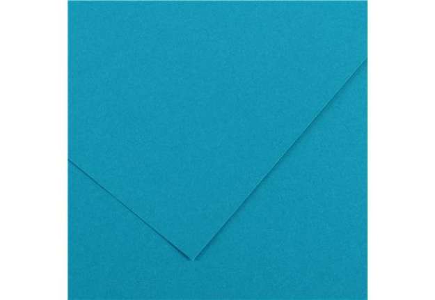Immagine di Foglio Colorline - 70x100 cm - 220 gr - blu primario - Canson