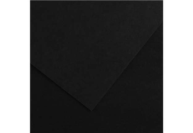 Immagine di Foglio Colorline - 70x100 cm - 220 gr - nero - Canson