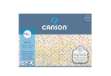 Immagine di Blocco collato 4 lati Aquerelle - 23x31 cm - 300 gr - 20 fogli - grana ruvida - Canson