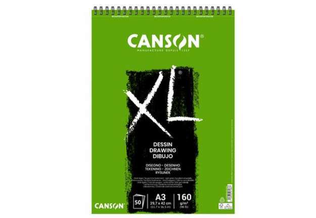 Immagine di Album spiralato lato corto XL drawing - A3 - 160 gr - 50 fogli - Canson