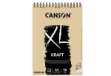 Immagine di Album spiralato lato corto XL kraft - A4 - 90 gr - 60 fogli - Canson