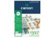 Immagine di Blocco collato lato corto  1557 - A3 - 180 gr - 30 fogli - Canson
