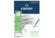 Immagine di Blocco collato lato corto 1557 - A4 - 120 gr - 50 fogli - Canson